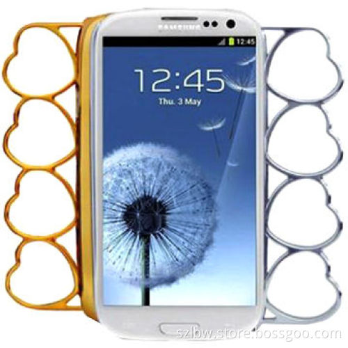 Phone Cases with Love Ring, for Samsung Galaxy S3, Made of ABS Material